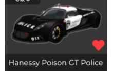 Hanessy Poison GT Police [Car Dealership Tycoon]