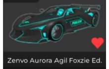 Zenvo Aurora Agil Foxzie Ed. [Car Dealership Tycoon]