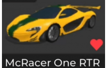 McRacer One RTR [Car Dealership Tycoon]
