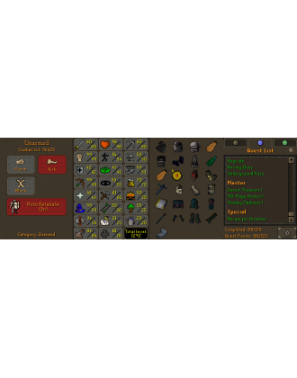 Berserker | TTL: 1292 | CL: 91 | QP: 181 [Fire Cape, B Gloves, Ava's, MM1, Void, Mithril Gloves, MA1 & MA2, Lunars + MORE!]