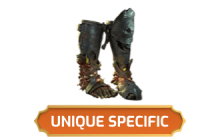 Corpsewade Iron Greaves [Unique - Check Items Stats (3777)]
