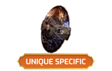 Feathered Fortress Crescent Targe [Unique - Check Items Stats (3667)]