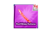 Red Ninja Katana (Finisher) [Blade Ball]