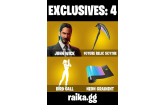 UNIQUE - Peter Griffin, John Wick [149 Skins, 1450 Vbucks, 171 Axes, 121 Emotes, 98 Gliders and MORE!]