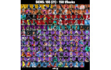 UNIQUE - Fixer, Gold Midas [155 Skins, 150 Vbucks, 169 Axes, 114 Emotes, 128 Gliders and MORE!]
