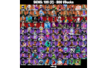 UNIQUE - Renzo the Destroyer , Neo Versa [109 Skins, 800 Vbucks, 120 Axes, 90 Emotes, 112 Gliders and MORE!]