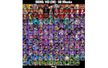UNIQUE - Driftwalker, Katalina [143 Skins, 50 Vbucks, 157 Axes, 107 Emotes, 99 Gliders and MORE!]