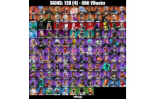 UNIQUE - Zeus, Valeria [128 Skins, 650 Vbucks, 154 Axes, 124 Emotes, 147 Gliders and MORE!]