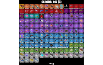 UNIQUE - Zeus, Valeria [128 Skins, 650 Vbucks, 154 Axes, 124 Emotes, 147 Gliders and MORE!]
