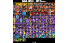 UNIQUE - Chun-Li , Omega (Stage 5) [147 Skins, 665 Vbucks, 124 Axes, 129 Emotes, 131 Gliders and MORE!]