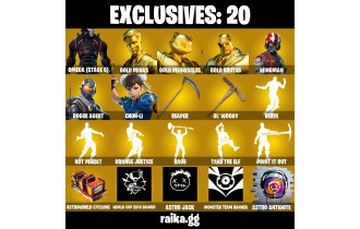 UNIQUE - Chun-Li , Omega (Stage 5) [147 Skins, 665 Vbucks, 124 Axes, 129 Emotes, 131 Gliders and MORE!]