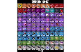 UNIQUE - Master Chief , Cloud Striker [72 Skins, 500 Vbucks, 110 Axes, 86 Emotes, 100 Gliders and MORE!]