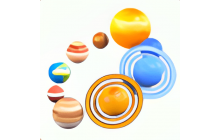 Solar System Necklace [Adopt Me - Pet Wear]
