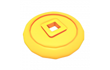Lucky Coin Flying Disc [Adopt Me - Toys]