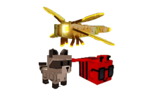 Dragonfly + Disco Bee + Raccoon Bundle [Grow A Garden]