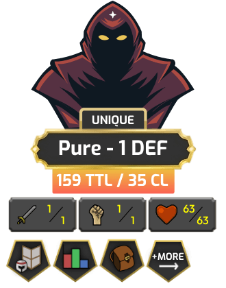 Pure - 70 DEF | Starter | TTL: 159 | CL: 35 [NO EMAIL SET + MORE!]