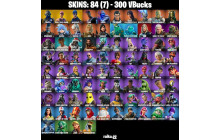 UNIQUE - Paragon, Omegarok [84 Skins, 300 Vbucks, 112 Axes, 103 Emotes, 103 Gliders and MORE!]