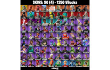 UNIQUE - Omegarok, Katalina [90 Skins, 1250 Vbucks, 107 Axes, 94 Emotes, 98 Gliders and MORE!]