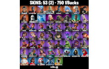 UNIQUE - Omegarok, The Ageless [53 Skins, 750 Vbucks, 67 Axes, 63 Emotes, 62 Gliders and MORE!]