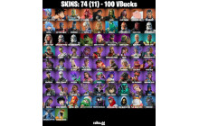 UNIQUE - Peter Griffin , Renzo the Destroyer  [74 Skins, 100 Vbucks, 73 Axes, 74 Emotes, 67 Gliders and MORE!]