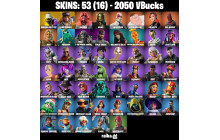 UNIQUE - Peter Griffin , Subzero Cryptic [53 Skins, 2050 Vbucks, 54 Axes, 49 Emotes, 34 Gliders and MORE!]