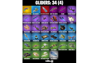 UNIQUE - Peter Griffin , Subzero Cryptic [53 Skins, 2050 Vbucks, 54 Axes, 49 Emotes, 34 Gliders and MORE!]