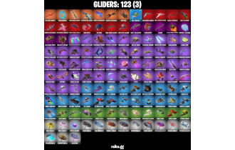 UNIQUE - Hades , Nezumi  [116 Skins, 162 Axes, 116 Emotes, 123 Gliders and MORE!]