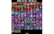 UNIQUE - Snap, Point Patroller  [93 Skins, 200 Vbucks, 112 Axes, 71 Emotes, 89 Gliders and MORE!]