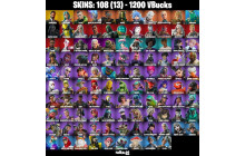 UNIQUE - John Wick,  Nezumi [108 Skins, 1200 Vbucks, 136 Axes, 111 Emotes, 83 Gliders and MORE!]