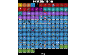 UNIQUE - John Wick,  Nezumi [108 Skins, 1200 Vbucks, 136 Axes, 111 Emotes, 83 Gliders and MORE!]