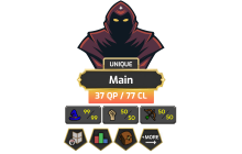 Main | Starter | TTL: 874 | CL: 77 | QP: 37 [NO EMAIL SET, 99 MAGE + MORE!]