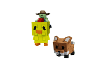 Red Fox + Chicken Zombie Bundle [Grow A Garden]