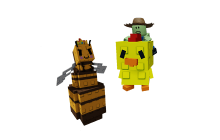Queen Bee + Chicken Zombie Bundle [Grow A Garden]