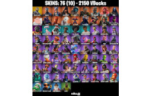 UNIQUE - Omen, Peter Griffin [76 Skins, 2150 Vbucks, 75 Axes, 80 Emotes, 51 Gliders and MORE!]