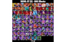 UNIQUE - Peter Griffin , Subzero Cryptic  [87 Skins, 600 Vbucks, 118 Axes, 84 Emotes, 107 Gliders and MORE!]