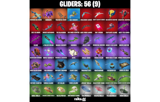 UNIQUE - Spectra Knight, Valeria [83 Skins, 300 Vbucks, 87 Axes, 79 Emotes, 56 Gliders and MORE!]