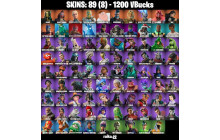 UNIQUE - Omegarok, Hades [89 Skins, 1200 Vbucks, 134 Axes, 98 Emotes, 119 Gliders and MORE!]