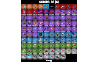 UNIQUE - Mizuki, Renzo the Destroyer  [69 Skins, 600 Vbucks, 114 Axes, 96 Emotes, 98 Gliders and MORE!]