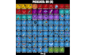 UNIQUE - Cobalt Snowfoot , War Machine [661 Skins, 300 Vbucks, 89 Axes, 66 Emotes, 61 Gliders and MORE!]