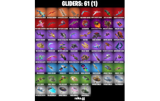 UNIQUE - Cobalt Snowfoot , War Machine [661 Skins, 300 Vbucks, 89 Axes, 66 Emotes, 61 Gliders and MORE!]