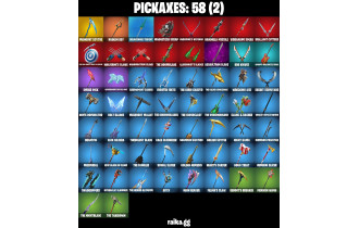 UNIQUE - War Machine, Hades [32 Skins, 350 Vbucks, 58 Axes, 37 Emotes, 40 Gliders and MORE!]