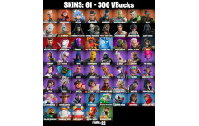 UNIQUE - Omegarok, Paradigm (Reality-659) [61 Skins, 300 Vbucks, 78 Axes, 48 Emotes, 74 Gliders and MORE!]