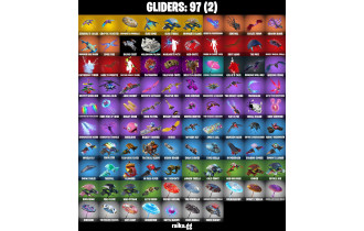UNIQUE - OG STW, Trilogy [114 Skins, 185 Vbucks, 114 Axes, 99 Emotes, 97 Gliders and MORE!]