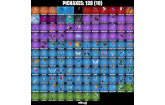 UNIQUE - Spectra Knight, Rox  [122 Skins, 750 Vbucks, 128 Axes, 121 Emotes, 120 Gliders and MORE!]