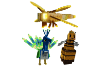 Dragonfly + Queen Bee + Peacock Bundle [Grow A Garden]