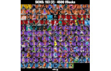 UNIQUE - Blue Squire, Mako [153 Skins, 4500 Vbucks, 150 Axes, 114 Emotes, 109 Gliders and MORE!]