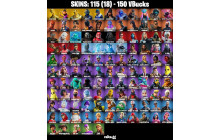 3UNIQUE - Luxe , Lynx [115 Skins, 150 Vbucks, 105 Axes, 92 Emotes, 97 Gliders and MORE!]