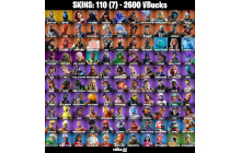 UNIQUE - Rox, Rogue Agent  [110 Skins, 2600 Vbucks, 103 Axes, 124 Emotes, 111 Gliders and MORE!]