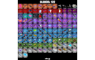 UNIQUE - Deadpool , Katalina [118 Skins, 900 Vbucks, 124 Axes, 90 Emotes, 122 Gliders and MORE!]