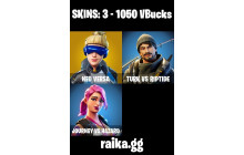 UNIQUE - Neo Versa ,  [3 Skins, 1050 Vbucks and MORE!]